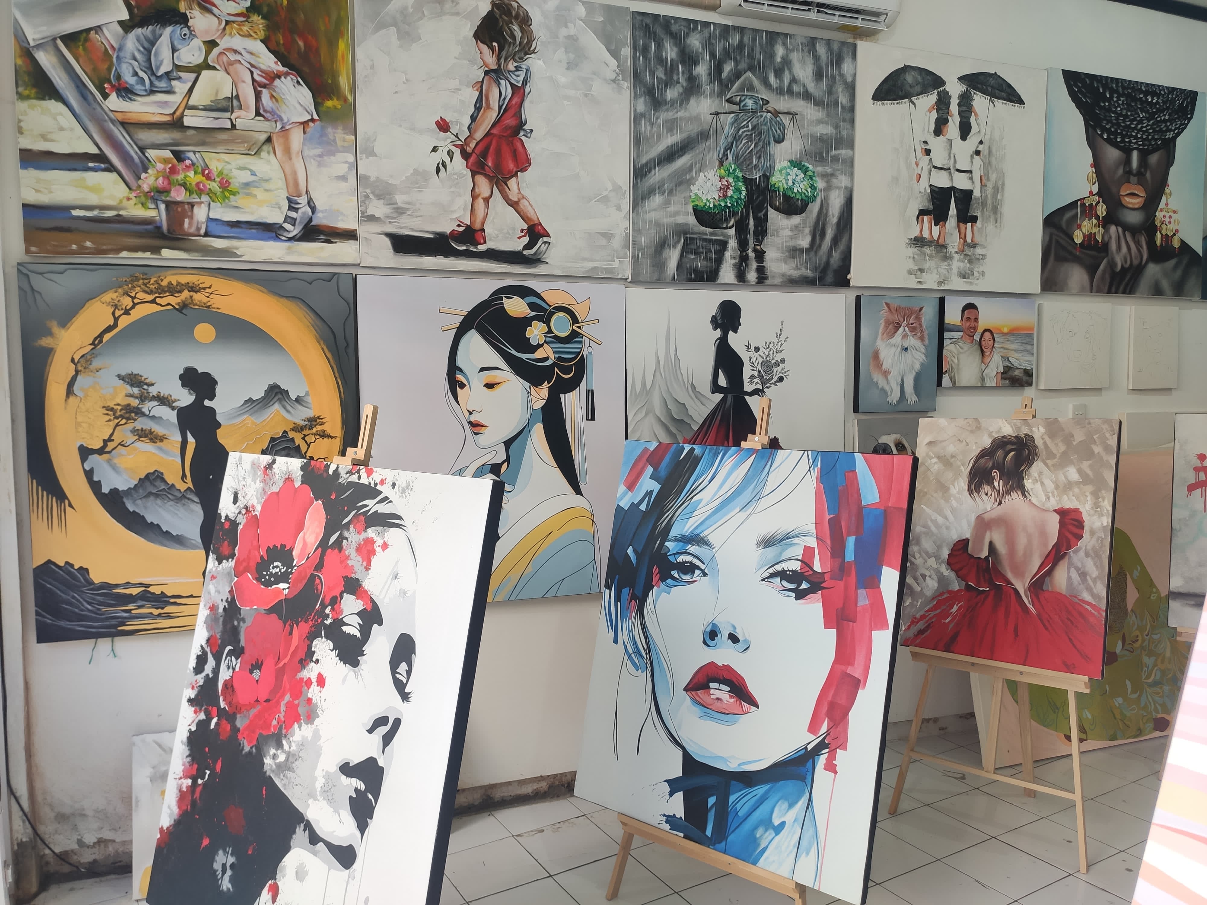 Original custom painting available at Aestha Art Gallery Bali
